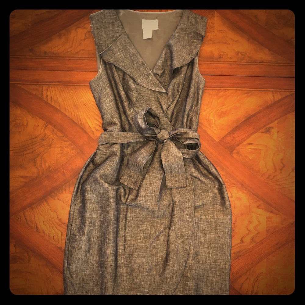 Chambray Dress with beautiful belt!